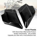 Black Stretched Left Right Side Covers Panel Fit for Harley Touring 2009-2019 Generic