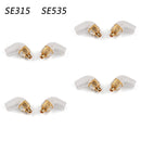 4Pair For Etymotic SE315 SE535 UE900 Earphone Cable Pin Connector Plug Clear
