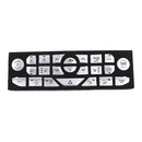 Center Console Button Decorative Cover Trim Kit For 18-19 Wrangler JL JLU Generic