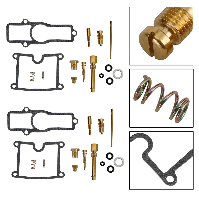 2X 1980-1983 Kawasaki Z400 KZ400FX KZ550 GPZ550 Carburetor Rebuild Kit