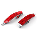1Pair Red Rear Fog Lamp Bumper Cover Reflector For VW Touareg 2011-2014 Generic