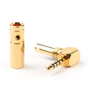 4PCS 2.5mm 4 Pole TRRS Mini Audio Male Plug Right Angle 90¡ã Connector YD Gld
