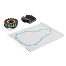 Magneto Stator+Voltage Rectifier+Gasket For Kawasaki 17-21 Z650 Ninja/Versys 650 Generic