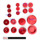 18x CNC ALUMINUM SIDE FRAME COVER CAPS PLUGS Fit for BMW R1200GS 2013-2019 Generic