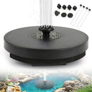 Solar Powered Fountain Water Pump Night Floating Garden Bird Bath Kit