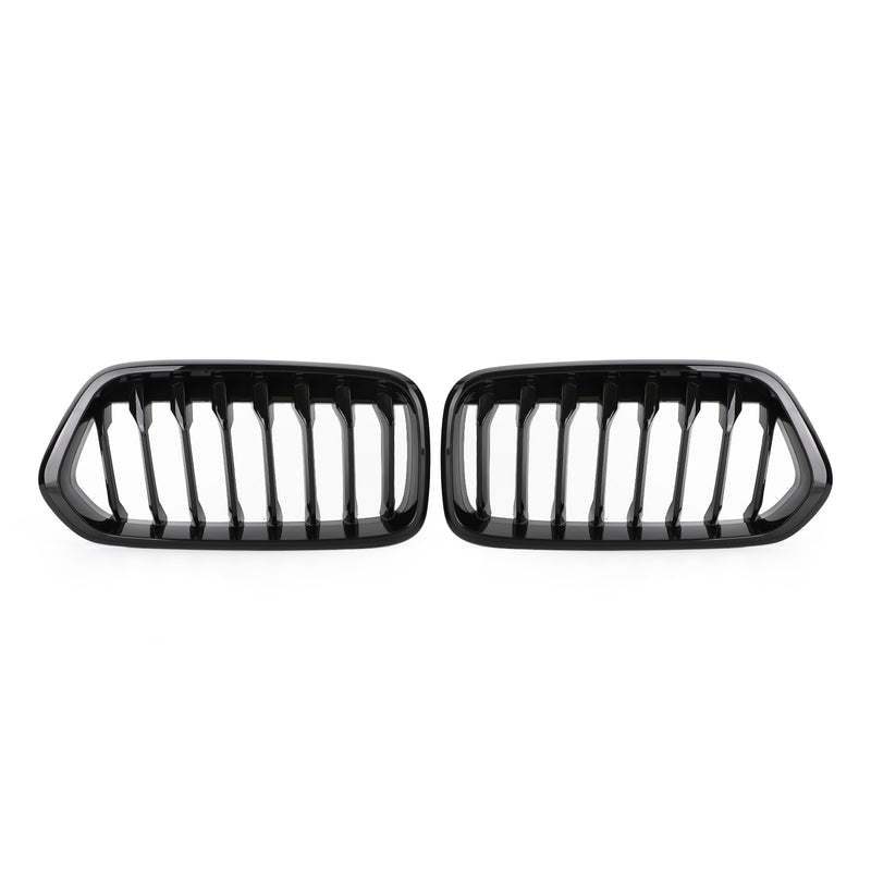 Gloss Black Front Bumper Grille Grill Fit BMW X2 Series F39 2018-2023 Generic