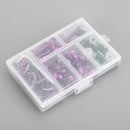 158x Motorcycle Sportbike Windscreen Fairing Bolt Kit Fastener Clip Screw Purple Generic