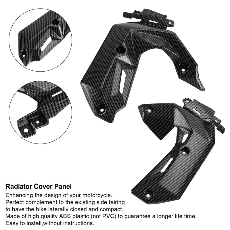 ABS Plastic Side Radiator Cover Panel Fairing Cowl For Kawasaki Z650 2017-2019 Generic