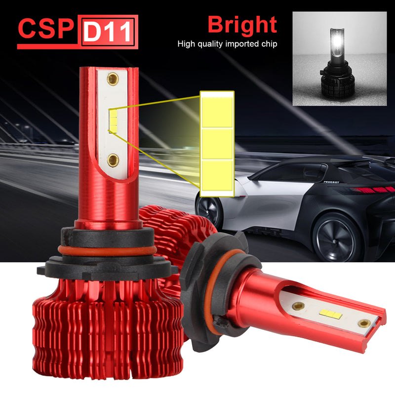 2PCS LED Headlight Kit Bulbs 6500K Driving Light Fog Lights Super Bright Generic