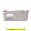 Toyota 2009-2016 Venza & Sunroof 74320-0T022-B1 Driver Sun Visor With Light GRAY