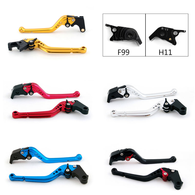 Long Brake Clutch Levers For Ducati 1299/1199/959/899 Panigale Xdiavel 749 Black