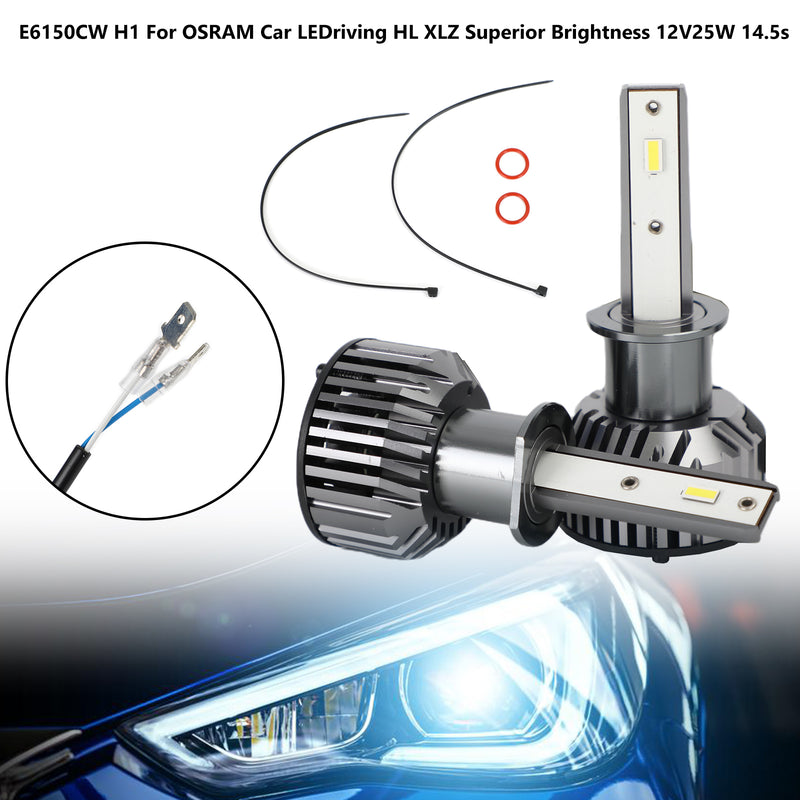 E6150CW H1 For OSRAM Car LEDriving HL XLZ Superior Brightness 12V25W 14.5s Generic
