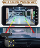 Front and Rear HD 1080P Dash Cam 4" In Car Camera Recorder Dual Night View