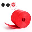 2PCS Car Seat Belt Webbing Polyester Seat Lap Retractable Safety Strap Red 3.5M Generic