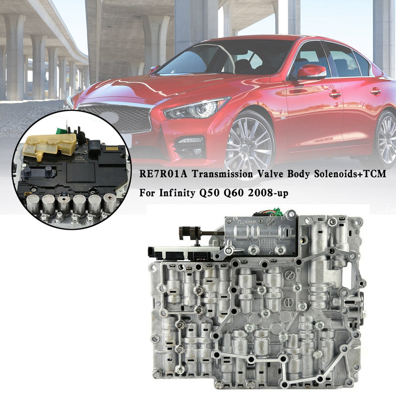 Nissan Titan Pathfinder RE7R01A Transmission Valve Body Solenoids+TCM 31705-X979C Generic