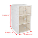 2-9 Pair No-Installation Shoe Storage Cabinet Drawer Box Plastic Frame Shoe Box