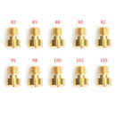 10/set Round Head Main Jet 4mm GY6 50cc 139QMB Scooter Moped Keihin Carb 82-105