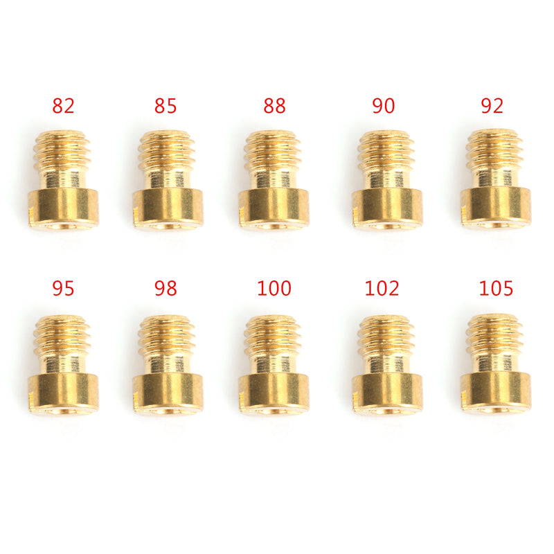 10/set Round Head Main Jet 4mm GY6 50cc 139QMB Scooter Moped Keihin Carb 82-105