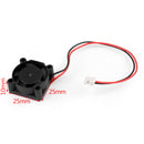 4Pcs DC Brushless Cooling PC Computer Fan 5V 2510s 25x25x10mm 0.12A 2 Pin Wire