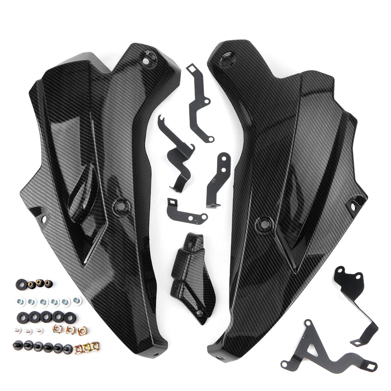 Side Lower Fairing Panel cover For Kawasaki Z900 2017-2019 Carbon Generic