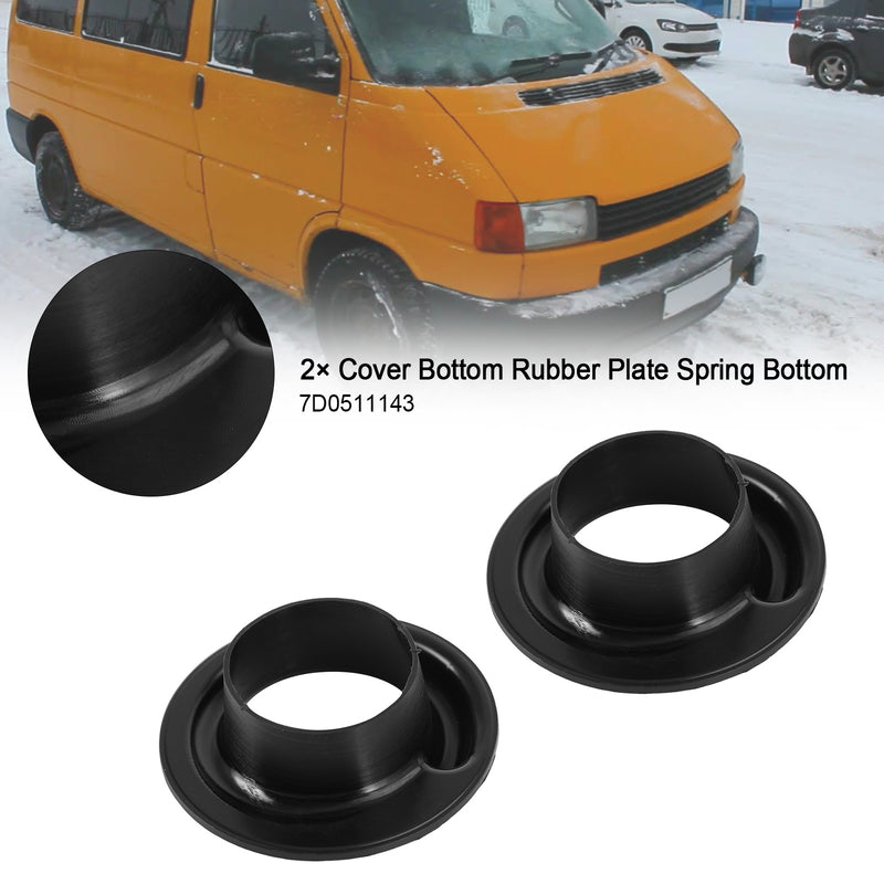 2¡Á Cover Bottom Rubber Plate Spring Bottom for VW Bus T4 7D0511143 Generic