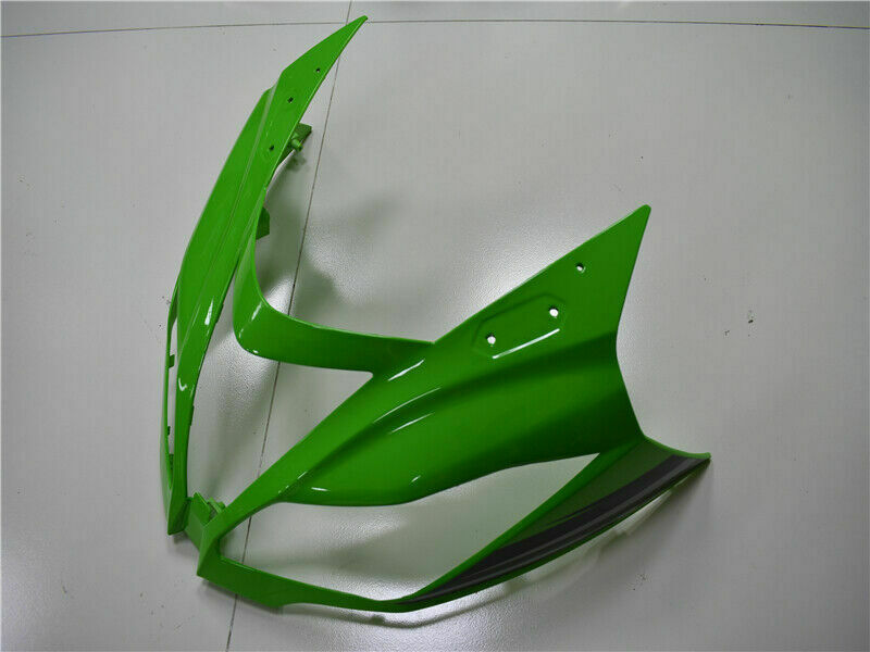 Fairing Injection Plastic Kit Green W/Bolt Kit Fit For Kawasaki Zx6R 13-18 Generic
