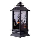 Halloween Portable Mini LED Wind Lantern Party Decoration Fireplace Light