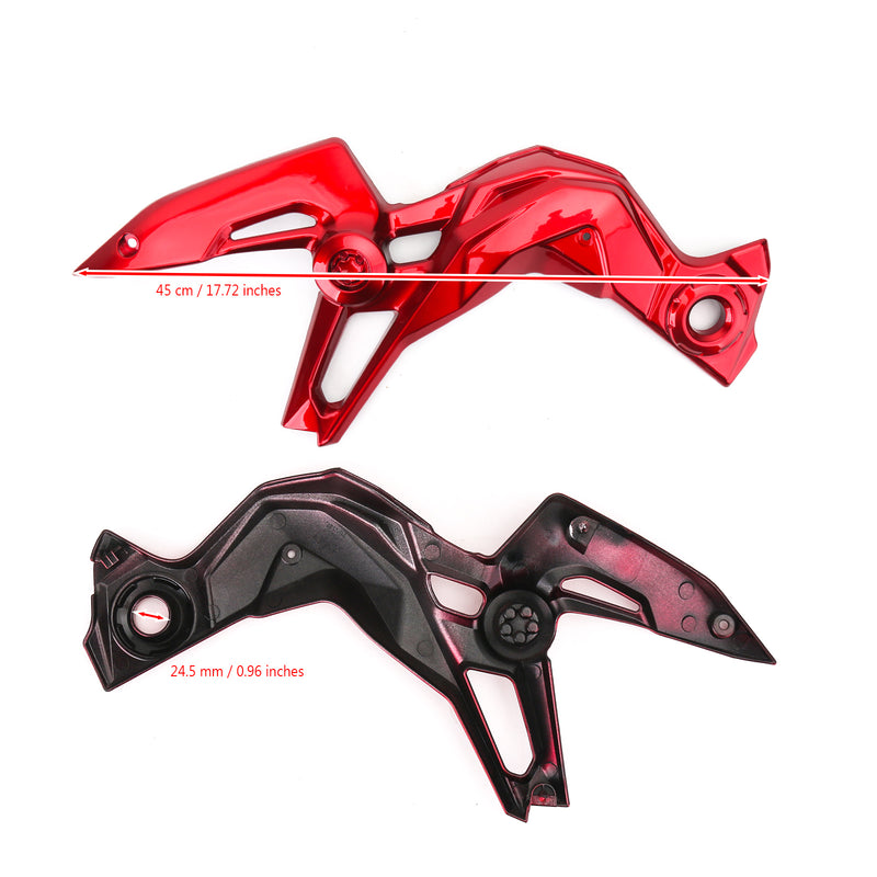 Motorcycle ABS Plastic Frame Guard Cover Trim for Kawasaki Z900 2020-2021 Generic