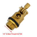 1/2"-1"Male Thread Float Ball Valve Floating Ball Stainless Steel Water Sensor