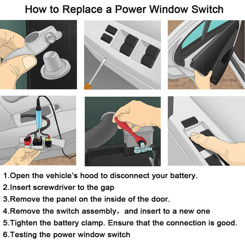 Electric Power Window Switch For Benz A B Class W169 W245 A1698206610 Generic