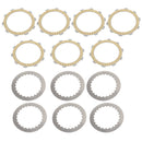 Clutch Kit Iron& Friction Plates for Honda TRX420 FourTrax / Rancher 2007-2017 Generic