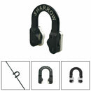 U D Arrow Compound Bow Ring String Ultra Loop 1pcs Rope Archery Metal Loop Nock