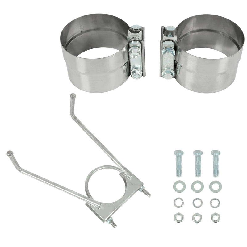 2013-2017 Dodge Ram 2500 3500 4500 5500 6.7L Cummins Diesel Truck 4" Exhaust Muffler Pipes & EGR  Delete Kit