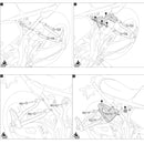 Motorcycle Rear Brake Reservoir Guard Cover fit for YAMAHA XSR 700 2015-2020 Generic