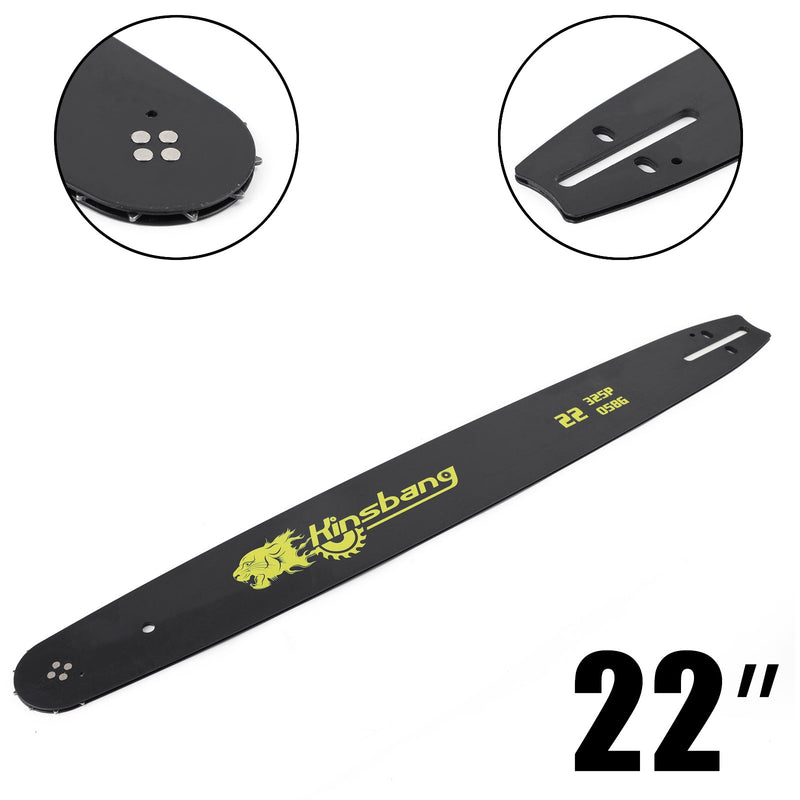 22" CHAINSAW GUIDE BAR 0.325" 0.058G For 52CC 58CC CHAINSAW 5200 5800