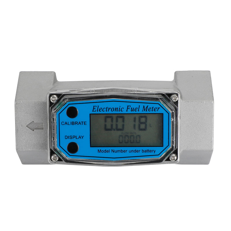 Turbine Digital Diesel Fuel Flow Meter Oval Gear Flow Gauge BSPT/NPT