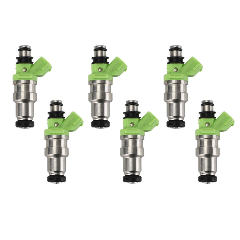 6PCS Fuel Injectors 23250-70080 Fit Toyota Cressida Supra 3.0L 1989-1992 312CC Generic