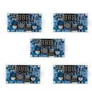 5x LM2596 Step-down Power Converter Module DC 4.0~40 To 1.3-37V LED Voltmeter