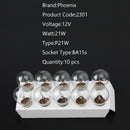 For Phoenix Automotive Lamp P21W 12V21W BA15S Generic