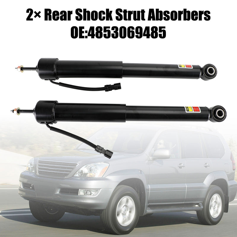 Toyota Lexus GX470 4.7L 2003-2009 4853069485 2× Rear Shock Strut Absorbers