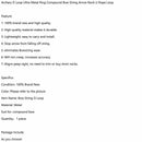 U D Arrow Compound Bow Ring String Ultra Loop 1pcs Rope Archery Metal Loop Nock