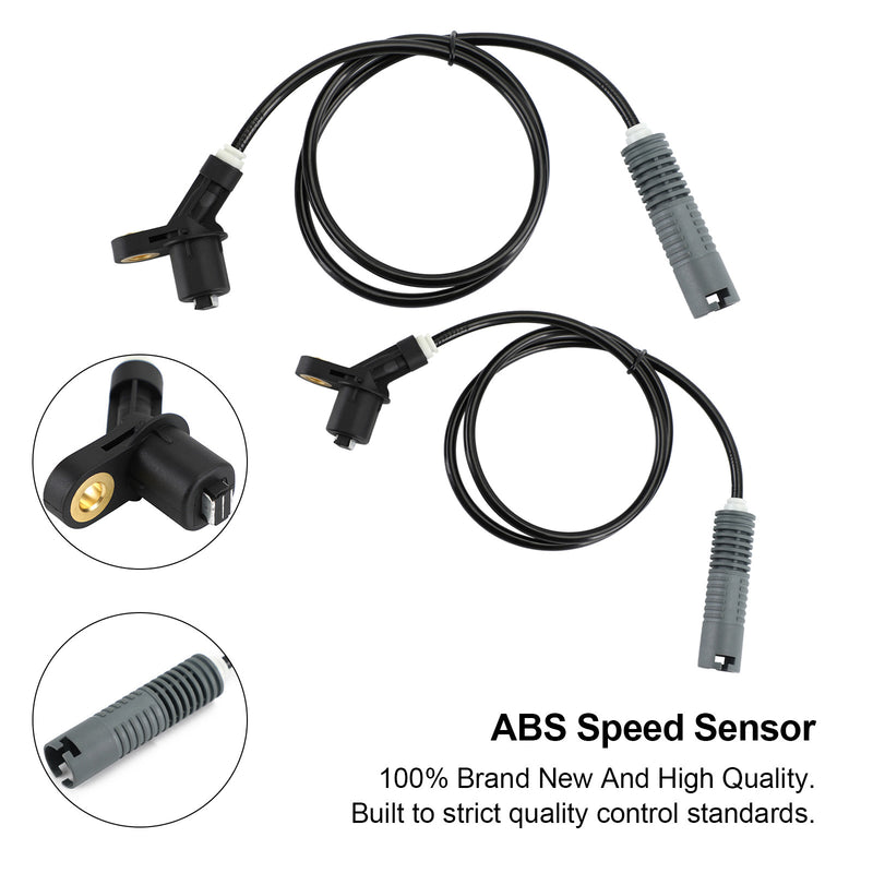 2 x Rear L&R ABS Speed Sensor 34521182067 for BMW 3-ER E36 316 - 328 + M3 Generic