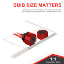 2PCS LED Headlight Kit Bulbs 6500K Driving Light Fog Lights Super Bright Generic