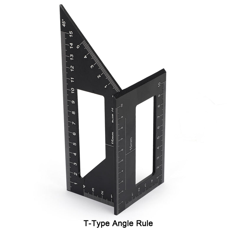 Multifunctional Square 45/90 Degree Gauge Angle Ruler Measuring Tool Charm