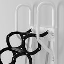 Wall Mounted Folding Ladder Black Loft Attic Stairs Pull down 12 Steps 9.8ft Black Wall Mounted Folding Loft Ladder Stairs Attic Ladder Home Pulldown