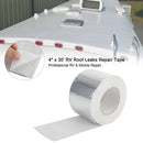 4" x 30' RV Sealant Tape UV Waterproof Roof Leaks Repair Tape Seal Sticky Silver