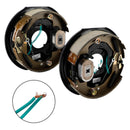 Electric Trailer Brake Kit-Self Adjusting-10"-Left/Right Hand Assemblies-3500lbs