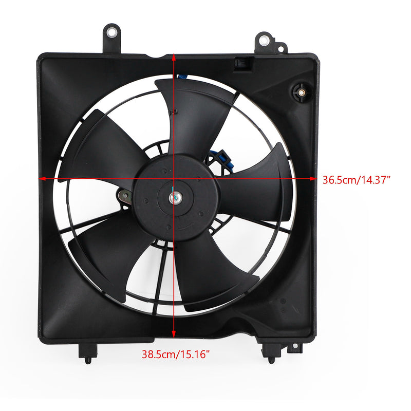 2PCS Radiator Cooling Fan For Assembly Honda Civic 2012-2015 Acura ILX 2013-2017