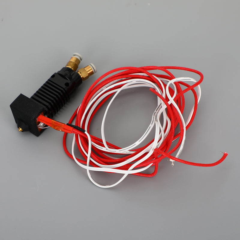 2 In 1 Out Hotend Extruder Dual Color 0.4MM Metal Hotend Extruder Kit for CR-10
