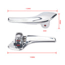 Chrome Left & Right Door Handle 13297813 13297814 For Vauxhall / Opel Corsa D Generic